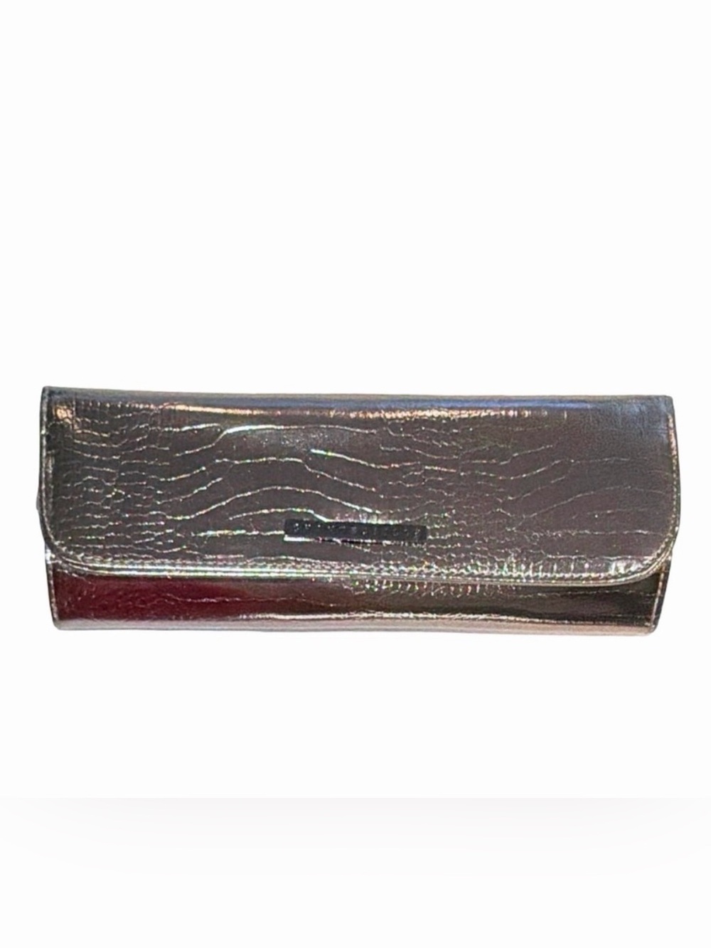 Chantecaille Metallic Croc Cosmetic Clutch | Makeup Wallet | Luxury Beauty Case